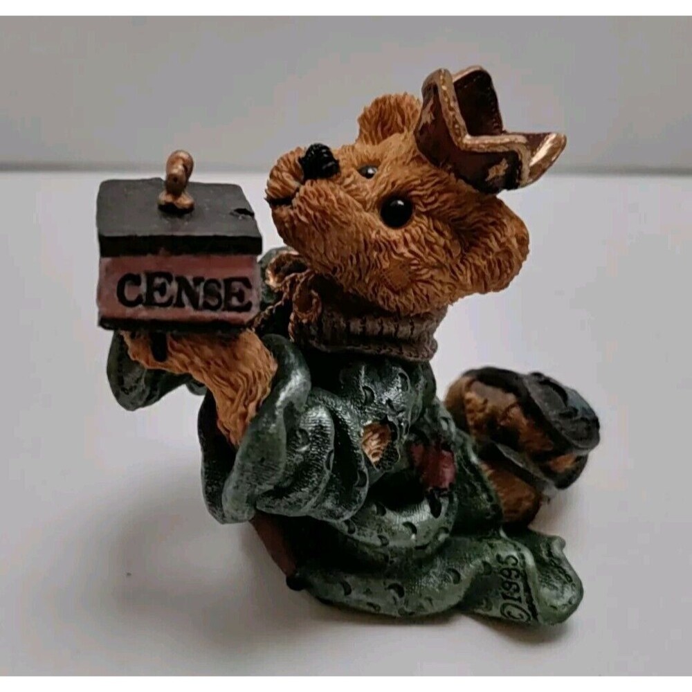 Boyds Bearstone Collection Heath As Caspar W/ Frankincense 2405 Nativity Ser 2